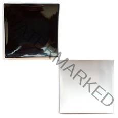 마켓에이 호텔용 사각 비누받침, 블랙, 화이트, 2개