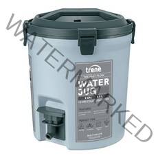 Trene 캠핑용 물통 워터저그 8L, 펄 화이트