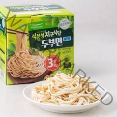 풀무원 식물성 지구 식단 두부면 얇은면 3개입, 100g, 3개
