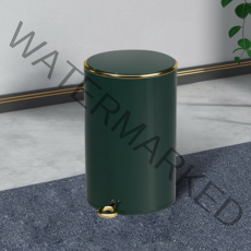 이태리인테리 페달쓰레기통 페달 인테리어 휴지통, 12L, 딥그린