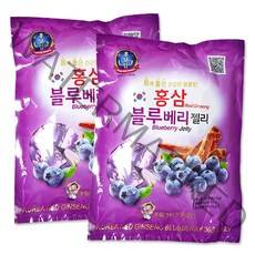 금산 홍삼 블루베리 젤리(300g) x 2봉 / 홍삼 간식 제리, 01 홍삼 블루제리(300g) x 2봉