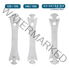 듀얼 헤드 자전거 수리 도구 스크 렌치 Shimano Mavic 스플라인 유형, 07 Kit ABC