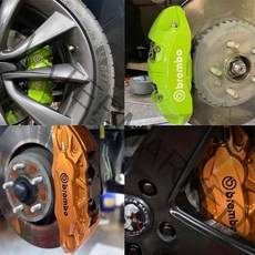 캘리퍼 스티커 brembo 스티커 브레이크 스티커, 브렘보 골드(반사) L