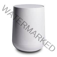 원터치 라운드 휴지통 10L, 그레이, 1개