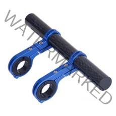 리젠스 자전거 프리미엄 더블카본 보조핸들 연장바, 블루, 1개