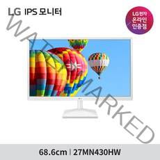 LG전자 68.6cm FHD 모니터 화이트, 27MN430HW