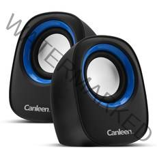 캔린 2채널 컴팩트 미니 USB PC 스피커, CDS-100, 혼합 색상