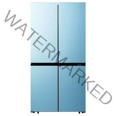 캐리어 클라윈드 피트인 4도어 고급형 냉장고 CRFSN566MFR 566L 방문설치, 민트, CRFS-N566MFR