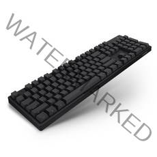씽크웨이 체리미엄 PBT 측각 한영 기계식 키보드 저소음 적축, CROAD C604, 블랙 + 차콜그레이, 일반형