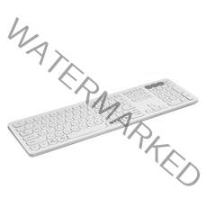 한성컴퓨터 듀얼 무선 멀티 페어링 무선 키보드, 일반형, BK500, 화이트