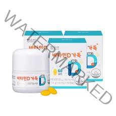 함소아 비타민D 1000IU 60p, 60정, 3개