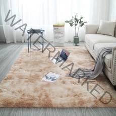 DFMEI 카펫 그라데이션에 두꺼운 거실 침대 옆 침실 긴 PV 융단을 염색한매트 인스 북유럽