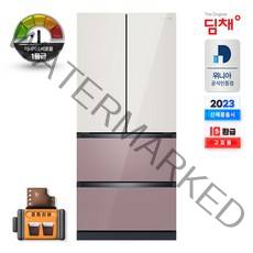 (포토리뷰) 위니아 딤채 스탠드형 김치냉장고 EDQ57HBLIEE 4룸 551L 1등급 냉장/냉동