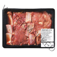 [코스트코 돼지갈비] [서울/경기배송] 국내산 양념 돼지갈비 2.9kg x 2팩, 2900g
