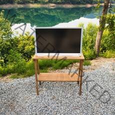 룸앤티비 거치대 스탠드 2단 선반 조립식 LG 룸앤TV - 디자인, 룸앤티비 거치대(오크)+거치대 전용가방