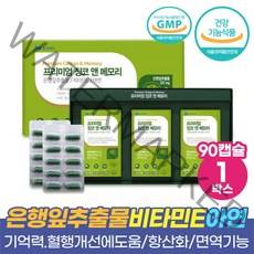징코 은행잎추출물 아연 비타민E 함유 진코 플라보놀배당체 28.8mg 함유 혈행 기억력 개선 도움 건강기능식품, 1세트
