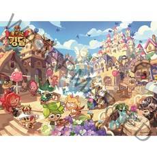 쿠키런 킹덤 평화로운 쿠키왕국 직소퍼즐 DW500-256, 500피스, 혼합색상