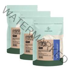 네델란드 산양유 단백질 분말 100% 고함량 담백질 산양우유 산양유 가루 파우더, 3팩, 300g