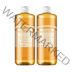 닥터브로너스 시트러스오렌지 퓨어 캐스틸솝 950ml 2개