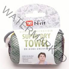 엔릿 슈퍼드라이 스포츠타올 M 40 x 80 cm, OD GREEN, 1개