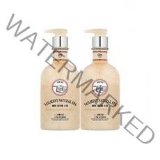 J-MALL [홈스파] 온더바디 벨먼 내추럴스파 사해소금 스크럽 바디클렌저 400ml 바디워시, 2개