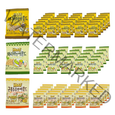 길림양행 HBAF 허니버터 군옥수수맛 와사비맛아몬드10g x 30개 세트(총90개), 10g x 30개세트(총90개)