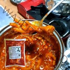 꼬끼존 매콤한 국물닭발 1인용 400g 간편소포장, 단품