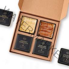 허니바이허니 허니스틱 아카시아 150g + 야생화 150g + 밤 150g + 감로 150g + 쇼핑백 선물세트, 1세트