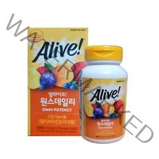 얼라이브 원스데일리 멀티비타민 1 724MG X 100정 코스트코, 단품