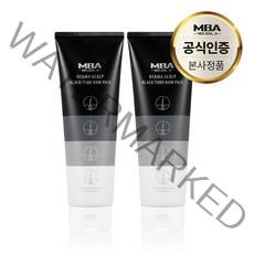 MBA 탈모완화 모발영양 집중케어 탈모케어 새치커버 모발아 더마 스칼프 블랙턴 헤어 팩 270ml, 2개