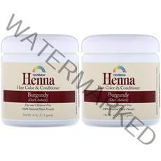 Rainbow Research 페르시안 버건디 헤어 헤나 113g x 2팩 Lawsonia Inermis 천연 식물성 염색약 헤어스타일링 헤나염색 순수염색약 헤나천연가루
