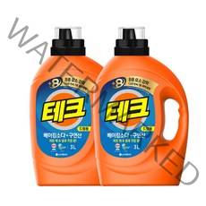 테크 베이킹소다+구연산 액체세제 드럼 용기 3L x 2개, 단품