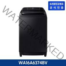 삼성전자 삼성 그랑데 통버블 세탁기 16kg 블랙 WA16A6374BV + 고속블랜더, 없음
