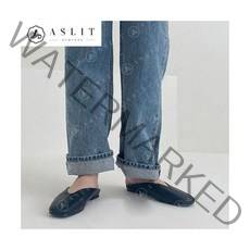 [애슬릿] 스퀘어 여성 사무실 뮬 슬리퍼 실내화 (6781006)