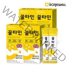 로니웰 꿀타민 10포 x 4개 (아생화벌꿀+비타민C) 꿀스틱, 선택완료, 단품없음