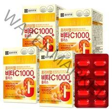 종근당건당 프리미엄 비타C 1000+, 100정, 4개
