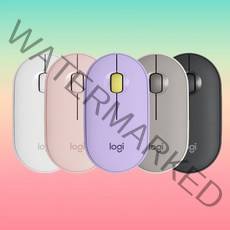 [국내정품] 로지텍코리아 페블 PEBBLE M350 무소음 블루투스 무선 마우스, 블루베리