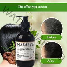 탈모샴푸허브 천연 폴리곤 멀티플로럼 샴푸 식물 액체 회색 머리카락 흰색 제모 턴 영구 검은 머리 케어 30, 한개옵션0