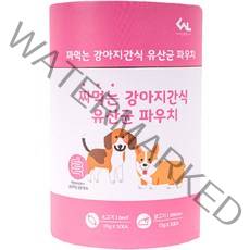 씨엔앨라이프 짜먹는 강아지간식 유산균 파우치 15g 2종 30p + 30p, 소고기, 닭고기, 1세트