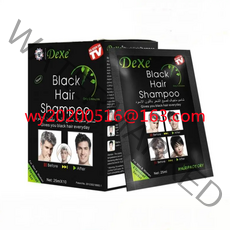 인스턴트 헤어 염료-블랙 헤어 샴푸 10팩
