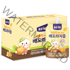엘빈즈 착츱한 배로 만든 배도라지즙 80ml, 배 + 도라지 혼합맛, 20개
