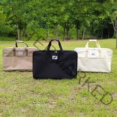 스네프 엘지룸앤티비 수납가방 케이스 캠핑 받침대, 블랙, 1개