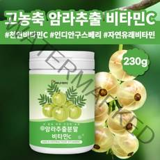 프리미엄 고용량 인디안 구스베리 암라 비타민C 분말 가루 파우더 천연비타민 비타민씨 비타민시 구즈베리 활성산소 유해산소 비타민비 비타민씨 VITAMINC VITAMINB 종합 필수 비타민