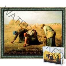 퍼즐피플 명화 150피스 직소퍼즐 모음, 이삭줍기 150P 액자포함(엔틱그린), 150p