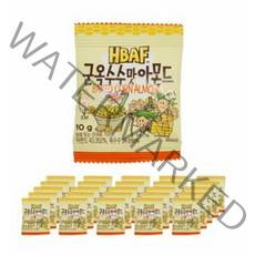 길림양행 HBAF 군옥수수맛아몬드 10g x 30개 세트, 군옥수수맛아몬드10g 30개