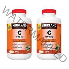 커클랜드 Kirkland Signature Vitamin C 미국코스트코 비타민C 1000mg 500정 2팩