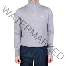 제이린드버그 22SS 남성 키안 집업 긴팔티 그레이 GMKW06357 9363 GREY MELANGE