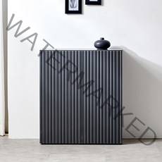 비브라토 템바보드 800 거실 다용도 높은 수납장, 그레이_HBED03GRC