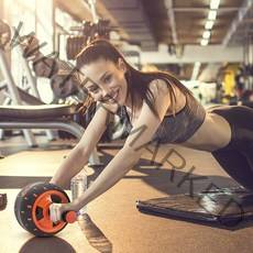 프로스펙스 AB 파워 휠 AB슬라이드 AB휠 복근운동기구, 오렌지