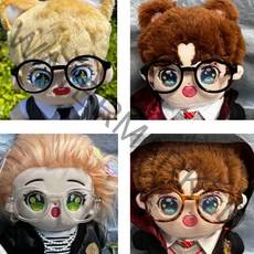 푸른옷장 10cm 15cm 20cm 인형 안경 무속성 아이돌 솜 인형 옷, 레오파드